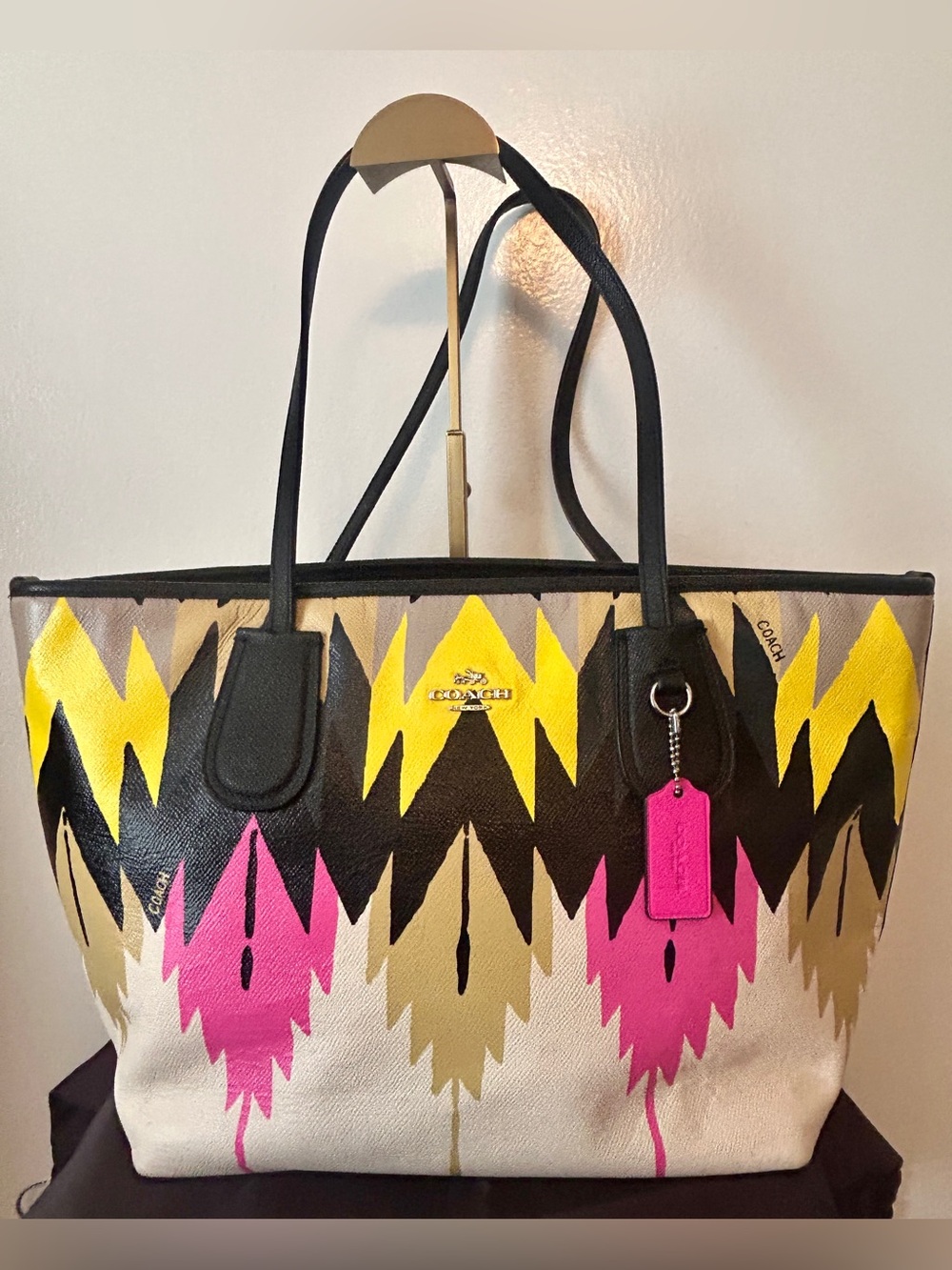COACH Hawk Feather Tote from the Coachella collection! Very Special!